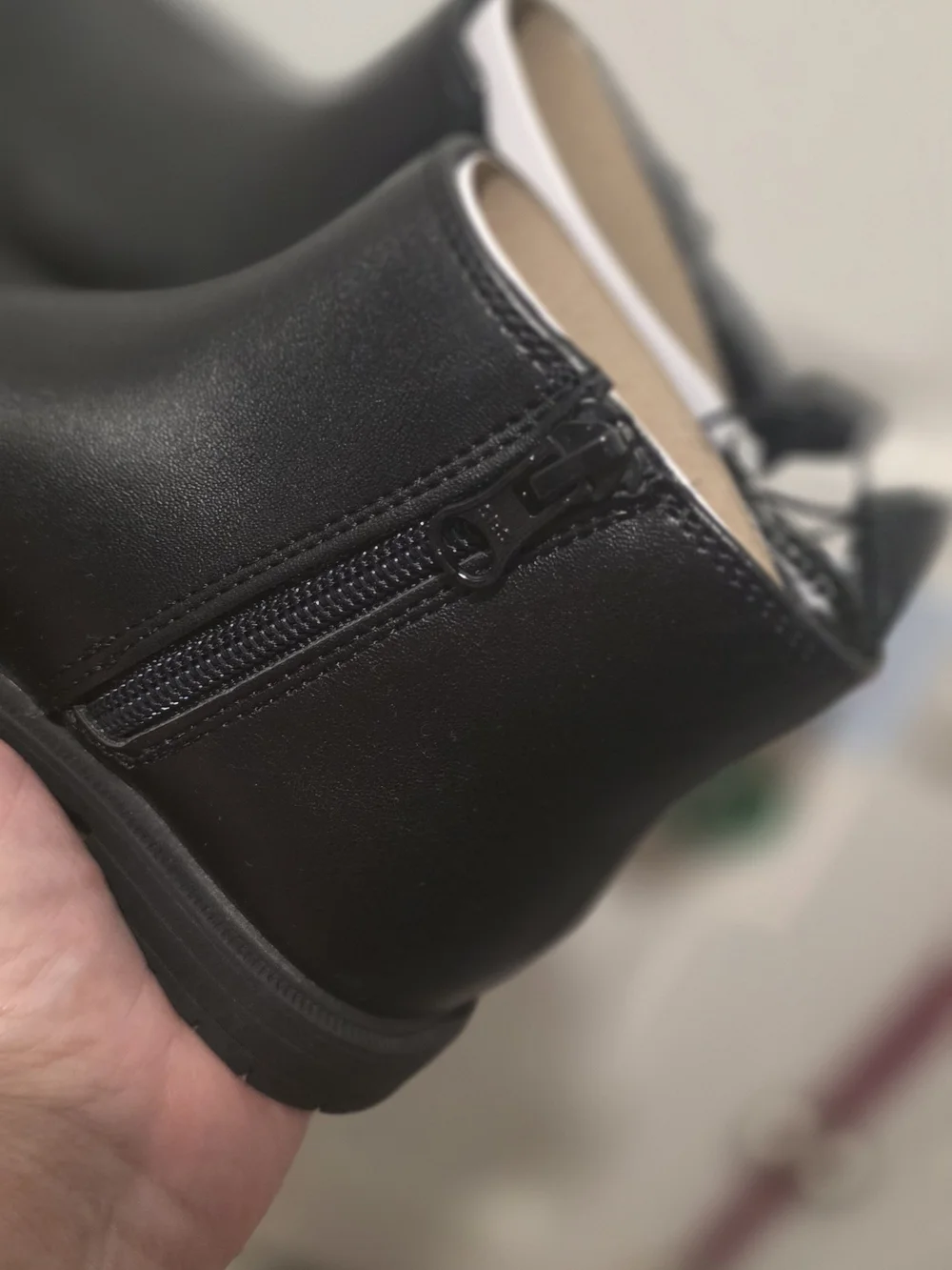 Girls Black Chelsea Boots